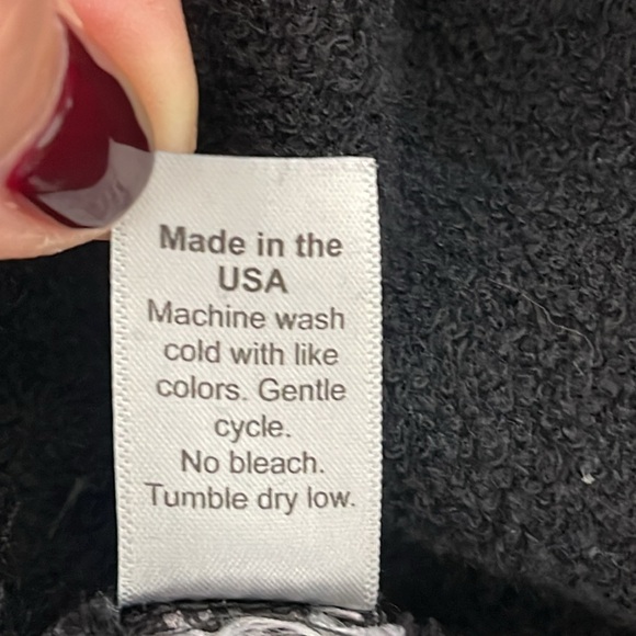 Evereve and Michael Stars Cowlneck long sleeve Dress Dark Charcoal Black Size S. - Picture 9 of 11